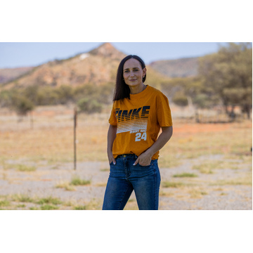 2024 Unisex Short Sleeve Finke Tee - Spicy Mustard [Size: 3XL]