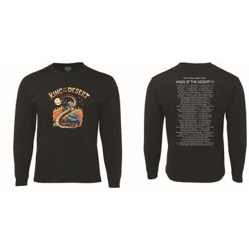 2022 Adults L/S King of the Desert (Black) [Size: 5XL]