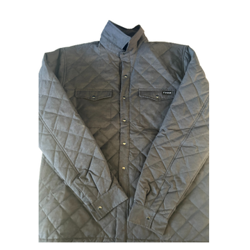 21 Finke Quilted Jacket - Navy [Size: XL]