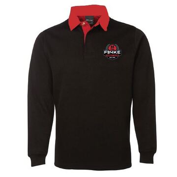 22 Adults Rugby Jumper [Colour: Black / Red] [Size: S]